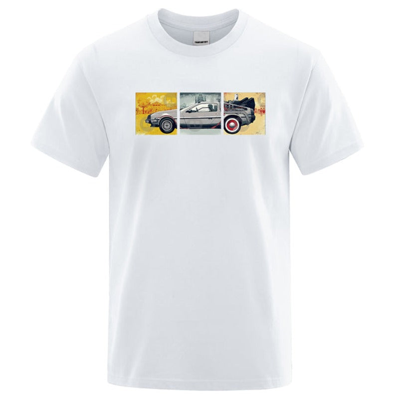 Męski T-shirt klasyczny z nadrukiem