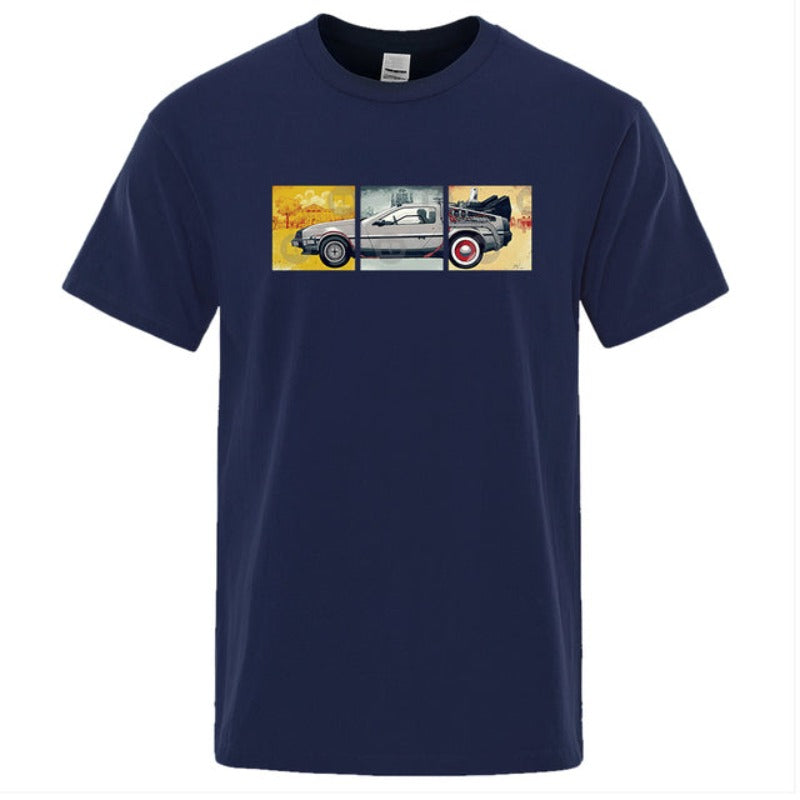 Męski T-shirt klasyczny z nadrukiem