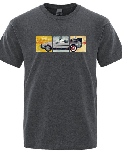 Męski T-shirt klasyczny z nadrukiem