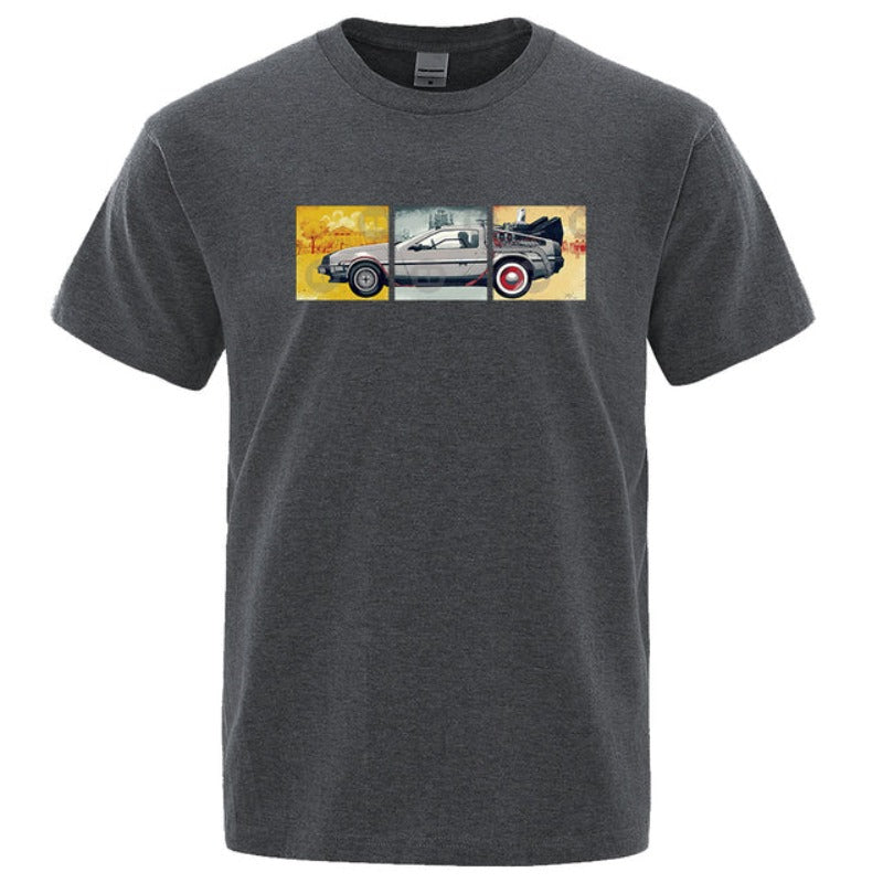 Męski T-shirt klasyczny z nadrukiem