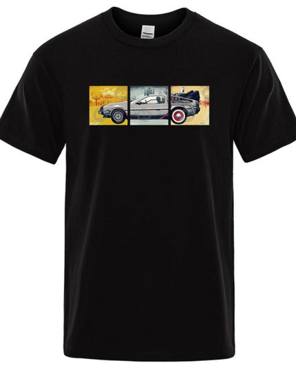 Męski T-shirt klasyczny z nadrukiem