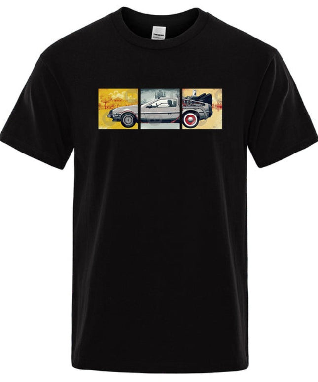 Męski T-shirt klasyczny z nadrukiem