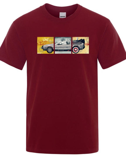 Męski T-shirt klasyczny z nadrukiem