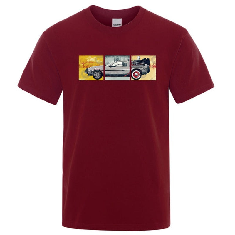 Męski T-shirt klasyczny z nadrukiem