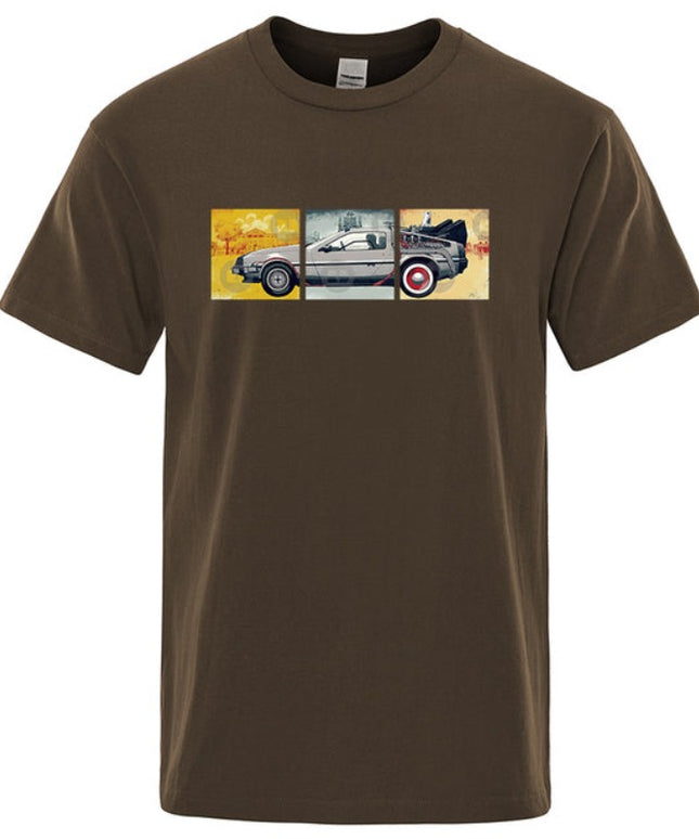 Męski T-shirt klasyczny z nadrukiem