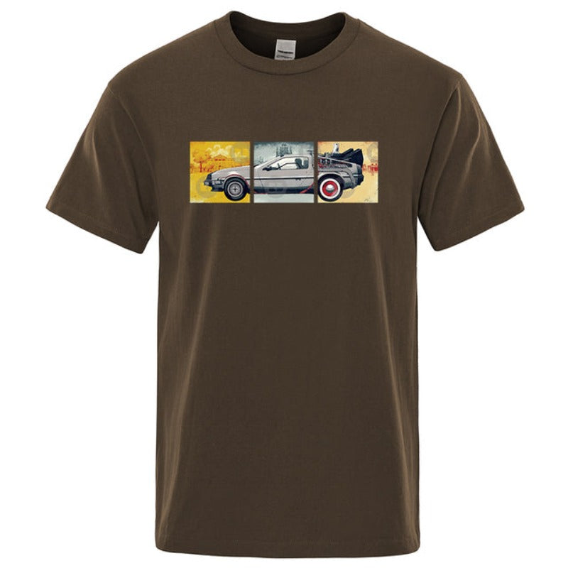 Męski T-shirt klasyczny z nadrukiem