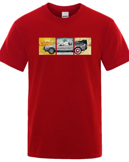 Męski T-shirt klasyczny z nadrukiem