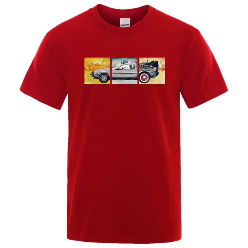Męski T-shirt klasyczny z nadrukiem