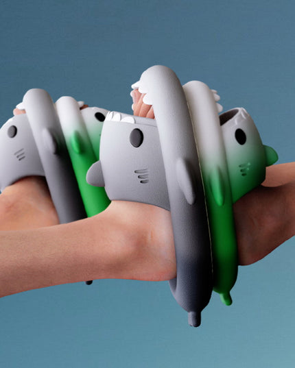 Klapki basenowe z motywem wieloryba