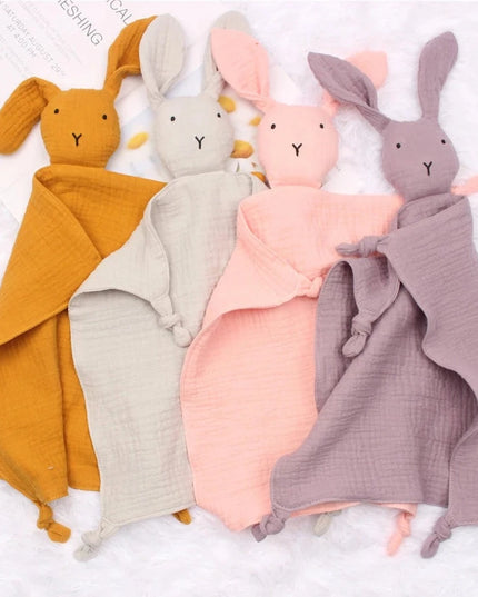 Ręcznik dziecięcy muślinowy z króliczkiem