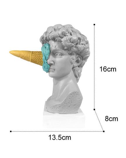 Figurka dekoracyjna posąg abstrakcyjny styl