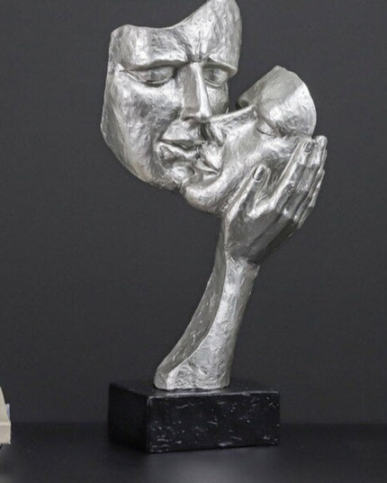 Figurka dekoracyjna motyw twarzy styl vintage