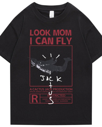 Męski T-shirt klasyczny z nadrukiem