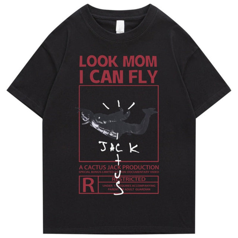 Męski T-shirt klasyczny z nadrukiem