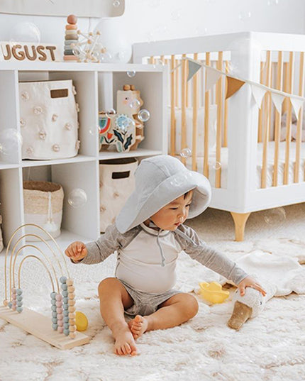 Kostium kąpielowy dla chłopców dwuczęściowy chroniący przed słońcem