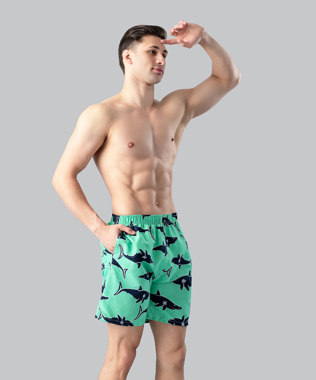 Męskie szorty kąpielowe miętowe