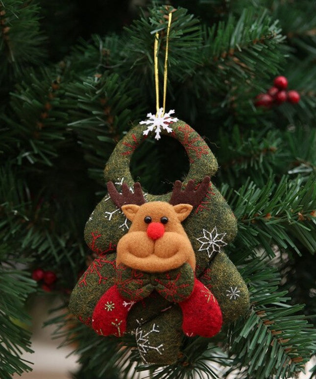 Świąteczna wisząca ozdoba z reniferem