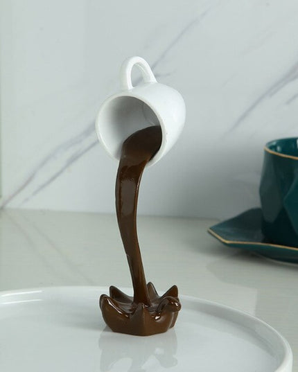 Figurka dekoracyjna filiżanka z kawą