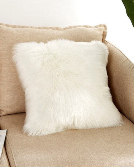 Poszewka na poduszkę futrzana z długim włosem