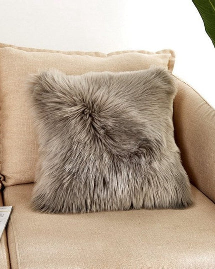 Poszewka na poduszkę futrzana z długim włosem