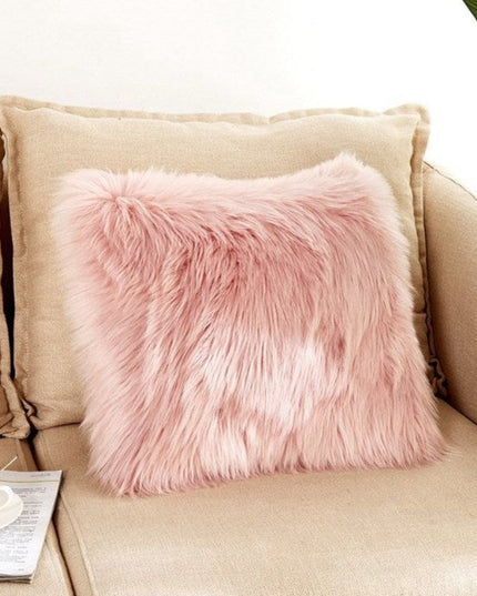 Poszewka na poduszkę futrzana z długim włosem