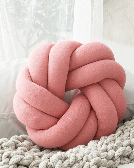 Poduszka dekoracyjna bawełniana węzeł nowoczesny styl