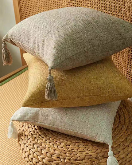 Poszewka na poduszkę bawełniana w kremowych kolorach