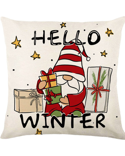 Poszewka na poduszkę ze świątecznym nadrukiem