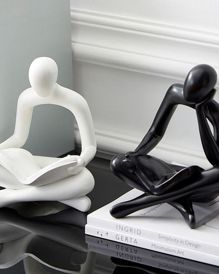 Figurka dekoracyjna postacie abstrakcyjne wzory