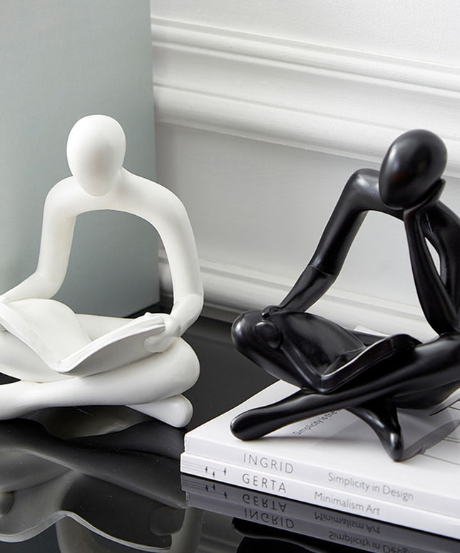 Figurka dekoracyjna postacie abstrakcyjne wzory