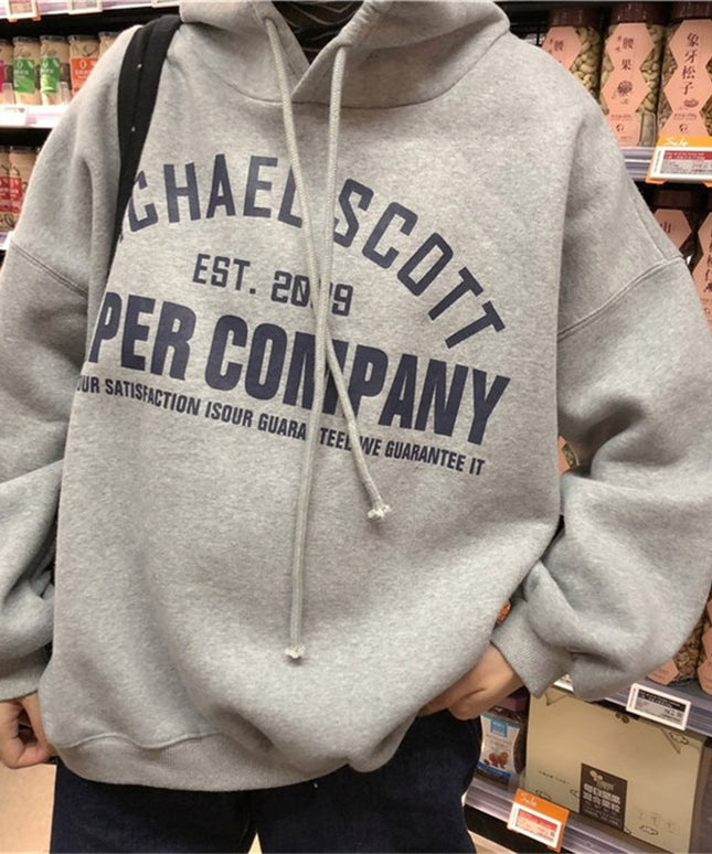 Damska bluza oversize z kapturem