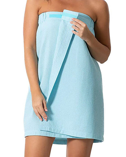 Ręcznik saunowy damski na rzep struktura "wafla"