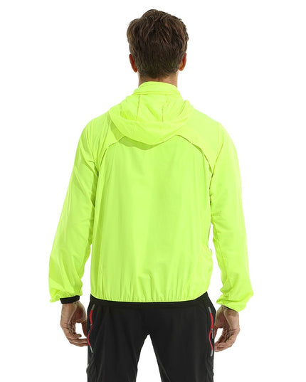 Męska kurtka przejściowa przeciwdeszczowa o prostym kroju