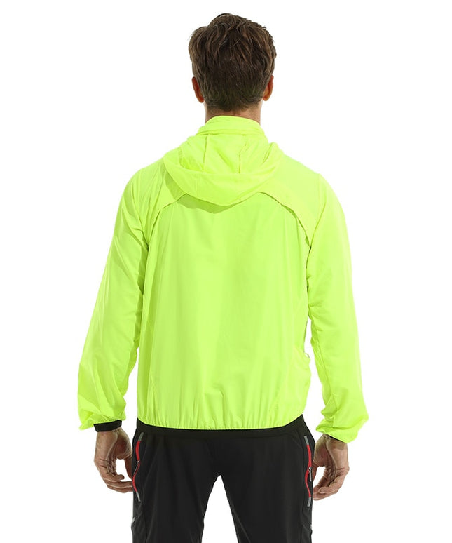 Męska kurtka przejściowa przeciwdeszczowa o prostym kroju