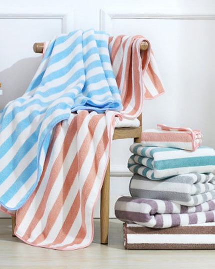 Ręcznik łazienkowy kąpielowy w paski