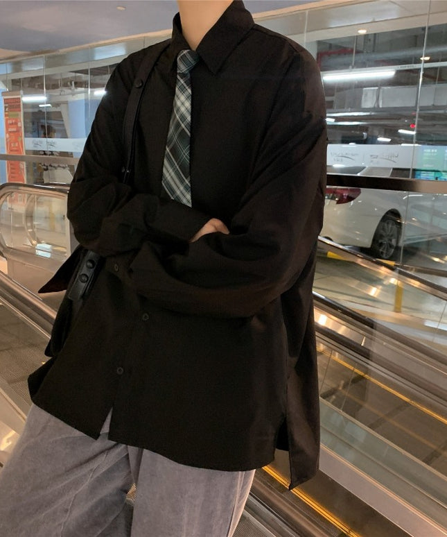 Męska koszula klasyczna o luźnym kroju