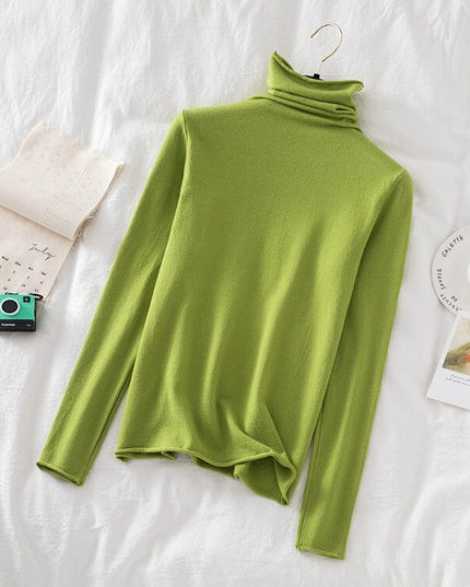 Damski sweter gładki dopasowany