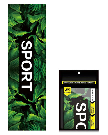 Ręcznik sportowy na siłownie z kolorowym nadrukiem