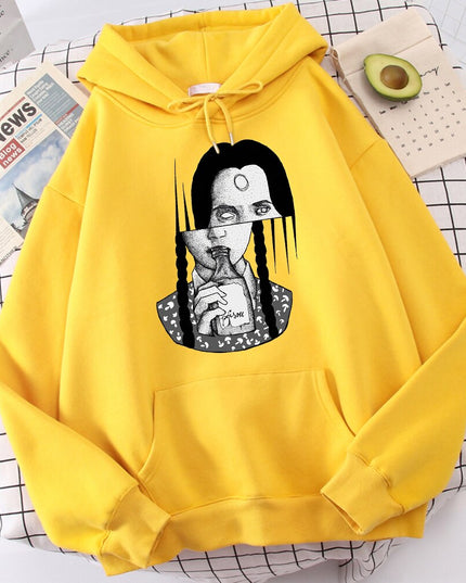 Męska bluza z kapturem z nadrukiem