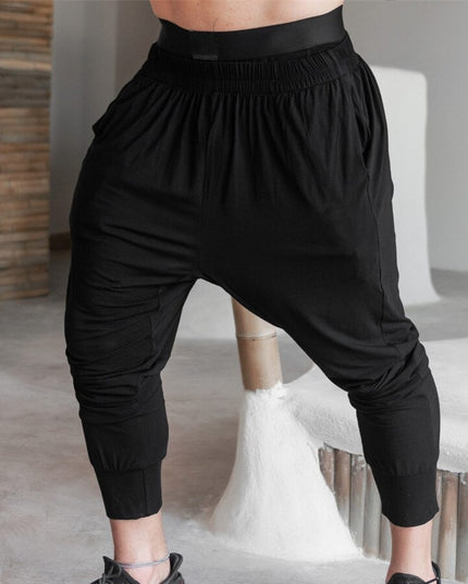 Męskie spodnie treningowe z elastycznej tkaniny