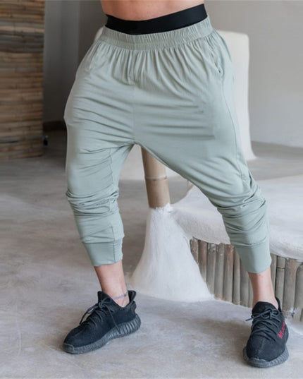 Męskie spodnie treningowe z elastycznej tkaniny