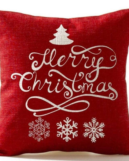 Świąteczna poszewka na poduszkę z napisem Merry Christmas