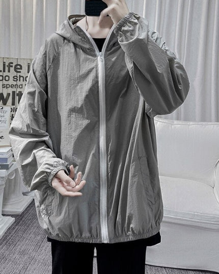 Męska kurtka przejściowa cienka oversize