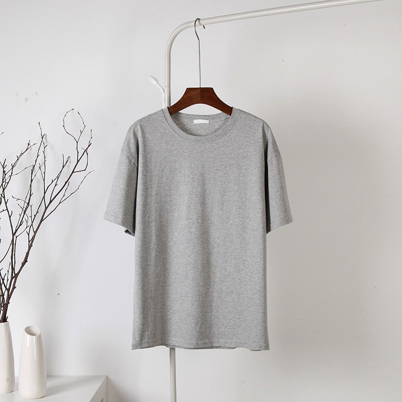Damski T-shirt bawełniany oversize