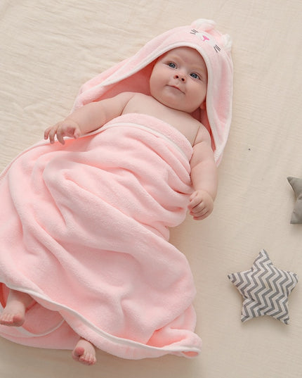 Ręcznik dziecięcy ze zwierzątkiem na kapturze