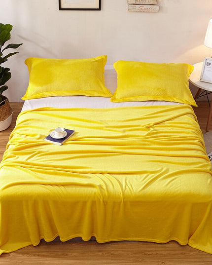 Miękki koc z krótkim włosiem