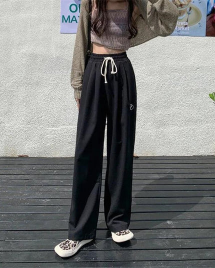 Damskie spodnie dresowe z prostymi nogawkami