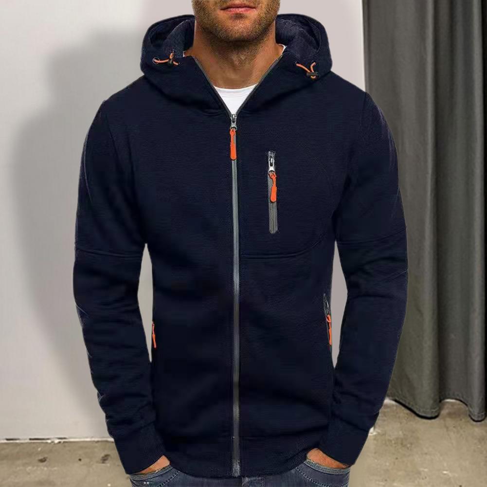 Męska bluza sportowa rozpinana z kapturem