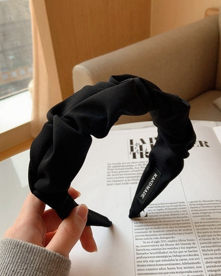 Opaska do włosów z marszczeniem