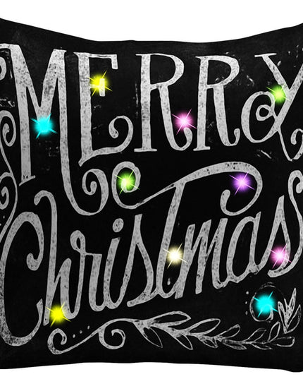 Poszewka na poduszkę świąteczna z oświetleniem LED